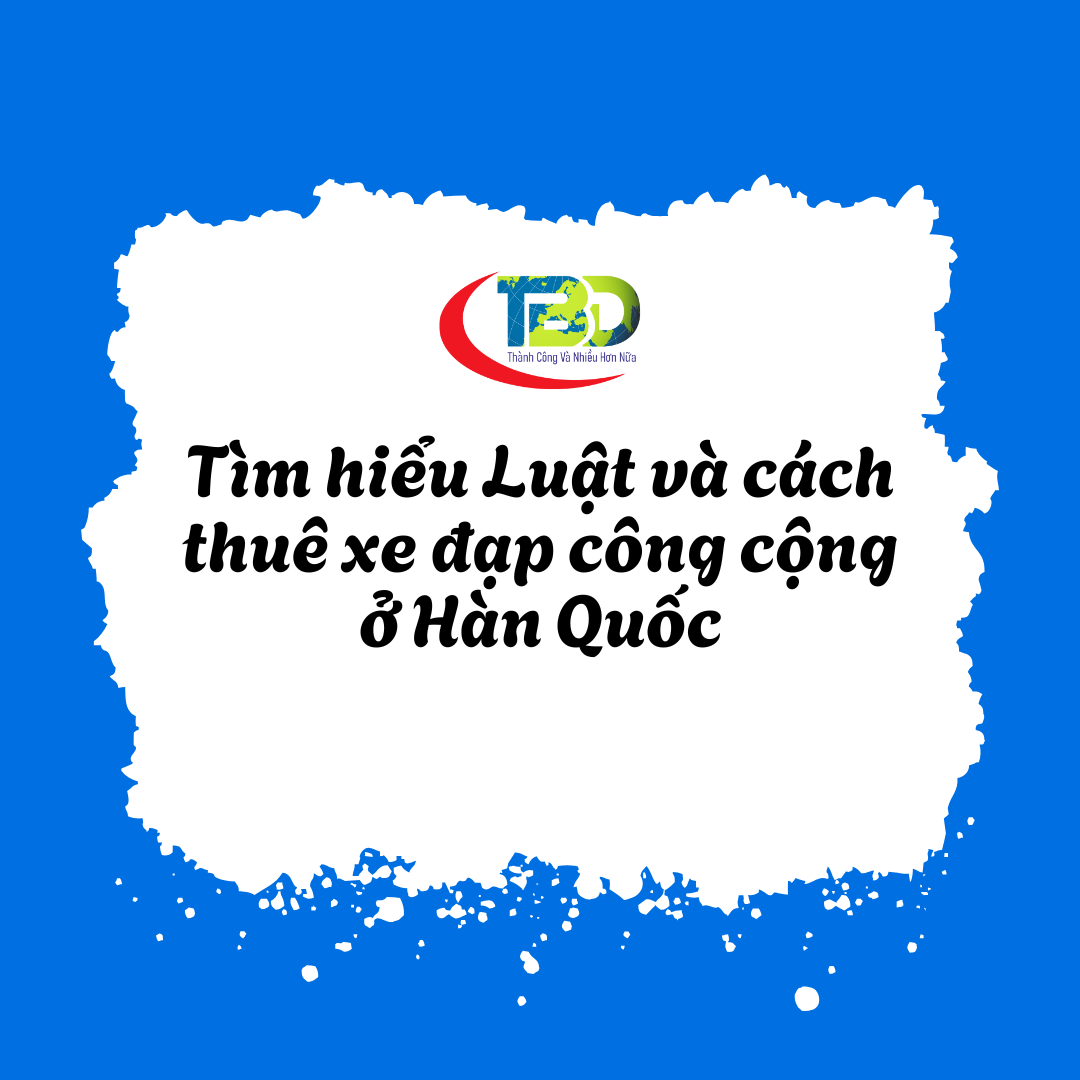 Thuê xe đạp tại Hàn Quốc