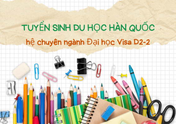 hệ chuyên ngành Đại học Visa D2-2