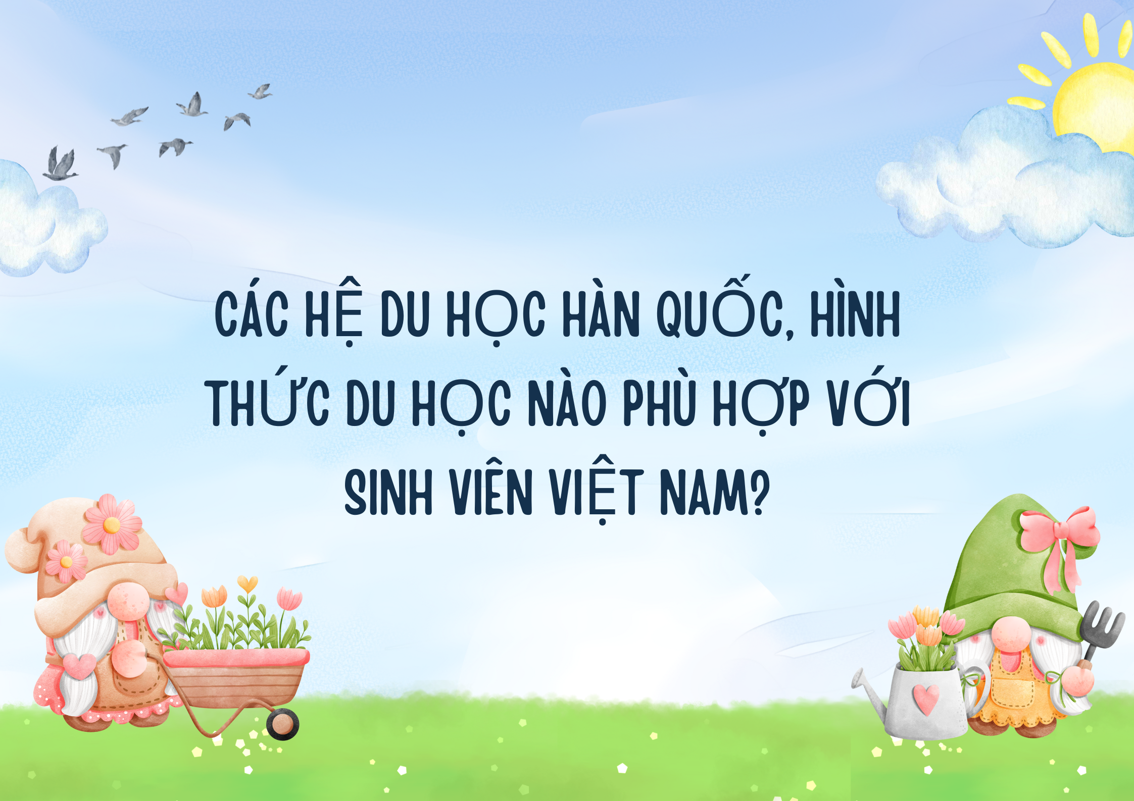 Các hệ du học Hàn Quốc, hình thức du học nào phù hợp với sinh viên Việt Nam?